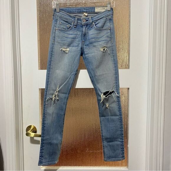 Rag & Bone Capri Skinny Distress In Bromley - Picture 1 of 6